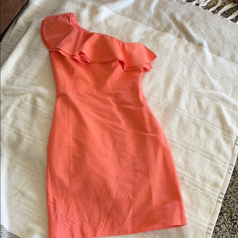 J Crew one shoulder dress!